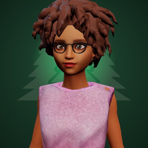Portrait of Eshra, the botanist